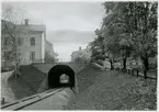 Ostkustbanan, OKB, tunnel från norr.