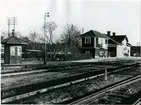 Stationen byggd 1877. 1910 byggdes nuvarande ställverk. Bangården utbyggdes 1941 .
SWB , Stockholm - Västerås - Bergslagens Järnväg