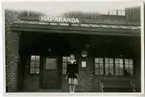 Haparanda station, kortet taget den 1 juli 1946