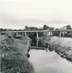 Godståg med lokomotorn vid  Karlshamn  Central station. Stationen kallades Karlshamn Central från det den öppnades 1957 till 27.5.1990, då den fick namnet Karlshamn.