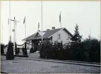 Kvistbro järnvägsstation. Inför invigningen av stationen