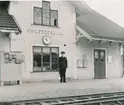 Stationen.
Stationsinspektör Å Nordin.