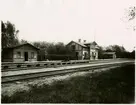 Ljung stationshus och bangård.