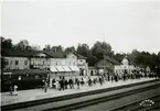 Ludvika stationshus och järnvägshotell.