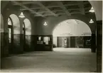 Lund, vestibulen--södra delen.
Stationshuset ombyggt 1924