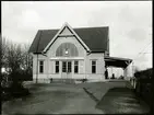 Lund - västra stationen.
Stationshus i trä byggt 1901