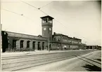 Vy över Malmö Central järnvägsstation.