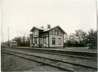 Salsta järnvägsstation.