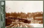 Stocksund station Stockholms - Roslagens Järnvägar, SRJ.