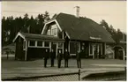 Personal vid Uttran från vänster Hultgren, Karlsson,Sandbäck Kjell och Johansson.