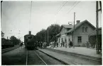 Vadstena järnvägsstation.