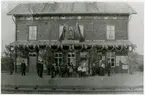 Vindelns station. Foto troligen år 1894.