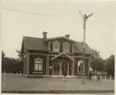 Vreta kloster stationshus. Mellersta Östergötalands Järnväg (MÖJ).