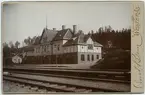 Ängelsbergs stationshus, mellan år 1900 till 1920-tal.