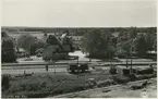 En vy på Ärla stationsområde, år 1935.