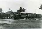 Södra Sandby station. Lund-Revinge Järnväg, LReJ. Ingick från 1918 i Bjärred - Lund - Harlösa Järnväg, BLHJ. BLHJ lok 5.