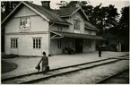 Tallåsens station. Statens Järnvägar, SJ.