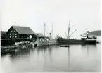 Hästholmens hamn med Vadstena Fågelsta Järnväg, WFJ 2 