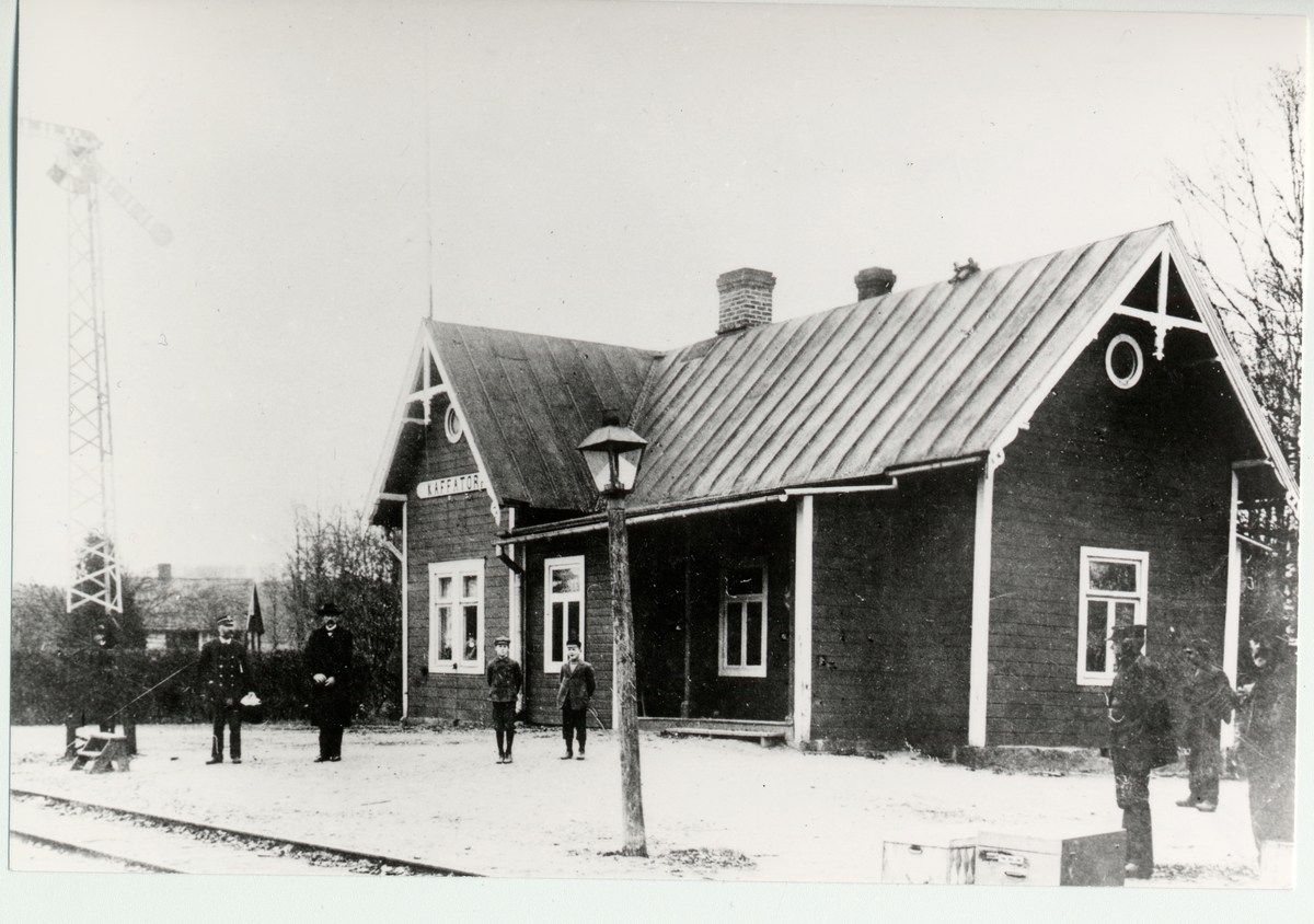 Kaffatorp station, anlagd 1885.