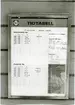 Tidtabell rörande  avgång och ankomst till Karlsborgs Tågstation.
 Tidtabell  med giltighet från 1985-06-02 till 1986-05-31