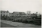 Flyttning av gamla stinsbostaden i Nässjö till Hembygdsparken 1957.