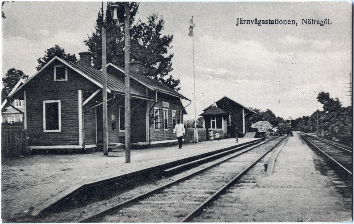 Nätragöl järnvägsstation.