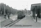 Stockholm-Roslagens Järnväg, SRJ RB 33 på Rydbo station, den 28 september 1990.