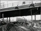 Central station under ombyggnad av bangården.