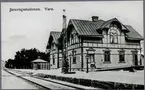 Vara station omkring sekelskiftet.