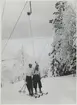 Skidlinbanan i Åre. Släpliften invigd 1940.