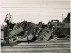 Tågolycka vid Örebro 1940.
