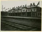 Östersund station. Statens Järnvägar, SJ från invigningen av Brunflo-Sveg den 20/9 1922.