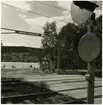 Östersund station och bangård i juni 1959. Statens Järnvägar, SJ.