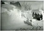 Snöstorm lamslår Skåne 1942.