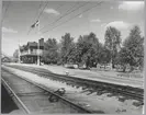 Gällivare
Tvåvånings stationshus av timmer, byggt av SJ. Arkitekt Folke Zettervall.