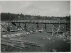 Förberedelse för dubbelspår linjen Järna-Katrineholm.
Bro vid Ängstugan.