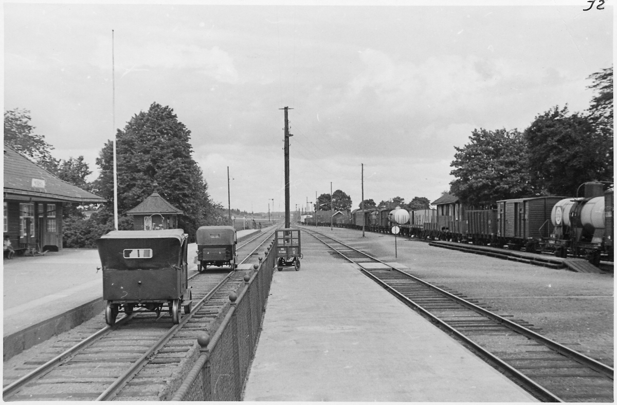 Märsta station sedd mot Uppsala.