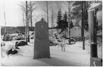 Mellan Bollnäs - Lännige, Statens Järnvägar SJ. Platsen för länninge olyckan den 1928-06-22.