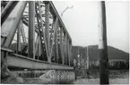 Järnvägsbron över sjön Grötingen längs Norra stambanan.