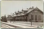 Alvesta station med Statens Järnvägar, SJ Da1 209 