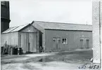 Förrådsskjul vid Kristianstad station.