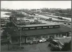 Bangård och kringliggande område vid Luleå station. Bild tagen i samband med förberedelserna av byggandet av en ny godsterminal.