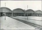 Plattformar och banhall vid Malmö centralstation.