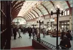 Framträdande i stora hallen på Malmö centralstation.