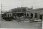 Nässjö station under ombyggnad.