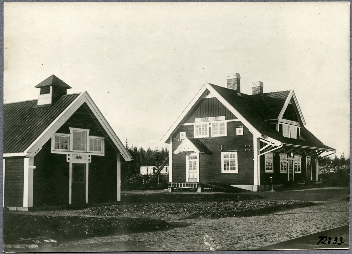 Räcktjärv station.