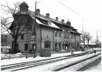 Uddevalla station vintertid.