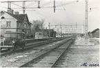 Vallsta station. Rälsbuss Statens Järnvägar, SJ Y.