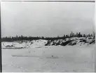 Bilden är tagen i samband med kraftverksbygget i Porjus åren 1910-1915.