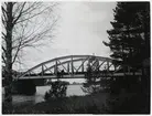 Uppsala - Gävle Järnväg, UGJ. Bro över Dalälven vid Älvkarleö på linjen mellan Tierp och Gävle.